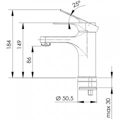 Смеситель для раковины Remer Class Line L11