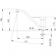 Смеситель для кухни Remer Class Line L40