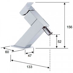 Смеситель для биде Remer Flash Z21