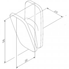 Крючок Am.Pm Inspire V2.0 A50A35522