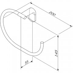 Полотенцедержатель-кольцо Am.Pm X-Joy A8434422