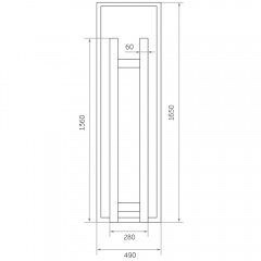 Зеркало Teymi Helmi 49x165 T20242