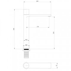 Смеситель для раковины Abber Rund AF8711B