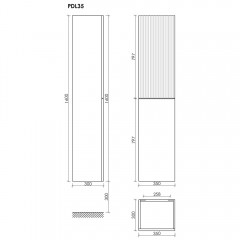 Пенал Sancos Delta PDL35GR