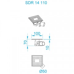 Трап душевой RGW SDR-14B 100 47211411-04