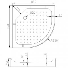 Душевая кабина AvaCan L609EL