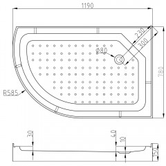 Душевая кабина AvaCan L602RLED