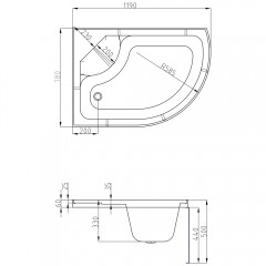 Душевая кабина AvaCan L620L