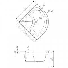 Душевая кабина AvaCan BM4510BLACK