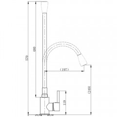 Смеситель для кухни Boch Mann Mia B BM10421