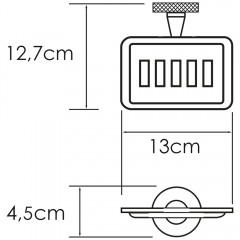 Мыльница металлическая WasserKRAFT Tauber K-64469