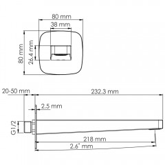 Излив WasserKRAFT Saale A316