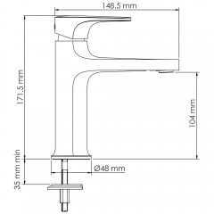 Смеситель для раковины WasserKRAFT Weida 3103