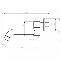 Излив BelBagno Ancona ANCONA-BCA-CRM