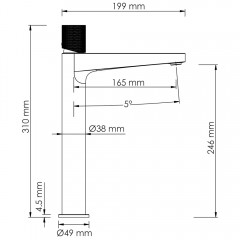 Смеситель для раковины WasserKRAFT Tauber 6403H