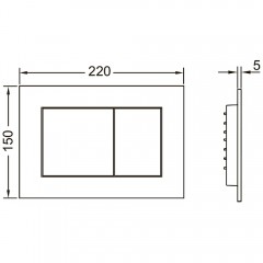 Инсталляция TECE 9400412 + унитаз Teymi Iva T40601 безободковый с сиденьем