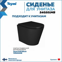 Крышка-сиденье для унитаза Teymi S40201MB