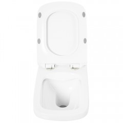 Унитаз подвесной BelBagno Sela BB3201CHR+BB3201SC безободковый