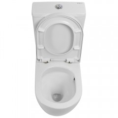 Унитаз BelBagno Sfera-tor BB2141CP-TOR+BB2141T+BB865SC безободковый торнадо