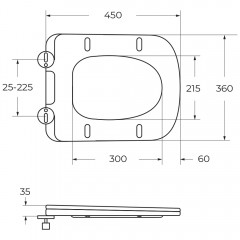 Крышка-сиденье для унитаза BelBagno Ardente-C BB3202SC-MB