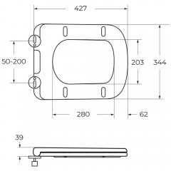 Крышка-сиденье для унитаза BelBagno Ardente-R BB2322SC