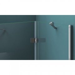 Душевой угол BelBagno Kraft KRAFT-P-1-90-C-Cr-R