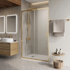 Душевая дверь BelBagno Luce LUCE-BF-1-120-C-ORO