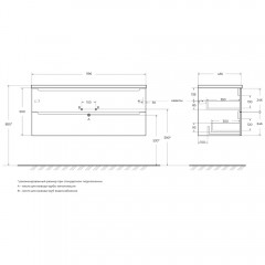 Тумба под раковину BelBagno Etna 120 rovere nature ETNA-1200-2C-SO-RN-P