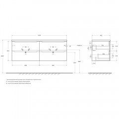 Тумба под раковину BelBagno Etna 140 rovere nature ETNA-1400-4C-SO-2-RN