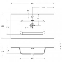 Раковина мебельная BelBagno BB800ETL