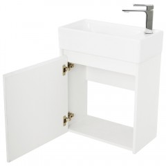 Тумба под раковину BelBagno Kraft Mini 50 bianco opaco KRAFT-MINI-500/260-1A-SO-BO-L