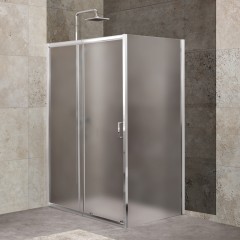 Душевое ограждение BelBagno Unique UNIQUE-AH-1-100/115-90-P-Cr