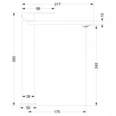 Смеситель для раковины Vincea Vogue (SS) VBF-2VS2MB