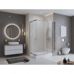 Душевой угол BelBagno Uno UNO-195-AH-2-120/100-C-Cr