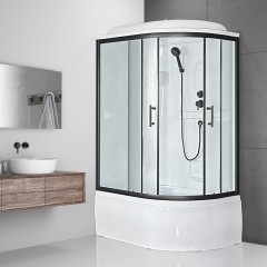 Душевая кабина Royal Bath Practic RB8120BK1-M-L-BL