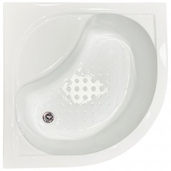 Душевой угол Royal Bath Practic RB90BK-C-BL