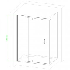 Душевое ограждение Royal Bath RB9080HPVD-T