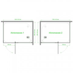 Душевое ограждение Royal Bath RB1140HPVD-C-BL