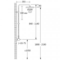 Душевая система AQUAme AQM8001CR