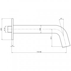 Излив AQUAme AQM8302BG