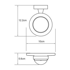 Мыльница стеклянная WasserKRAFT Isen K-4029