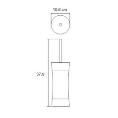 Держатель ёршика напольный WasserKRAFT Wern K-7527