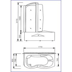 Душевая кабина Appollo A-0822 R