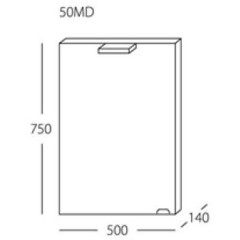 Зеркальный шкаф Puro MD 50