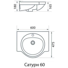 Комплект мебели Aqualife Design Гент 60