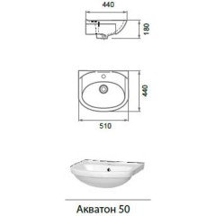 Комплект мебели Aqualife Design Нью-Йорк 50