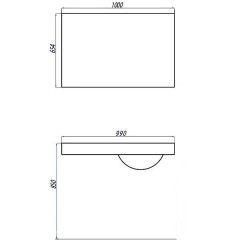 Комплект мебели Акватон Отель 100 R