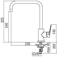 Смеситель Nobili Sky SY97134CR