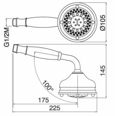 Лейка Migliore ML.RIC-33.112