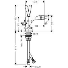 Смеситель Hansgrohe Axor Citterio E 36120000